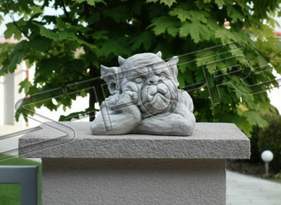 Troll 19cm Skulptur Design Figur Statue Garten Figuren Statuen